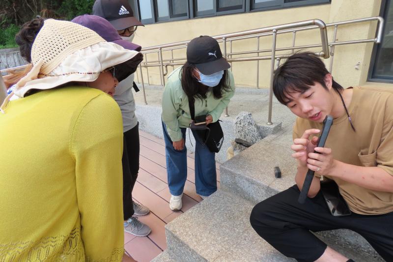 講師示範相機功能