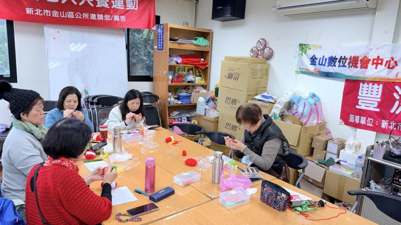 老師說明製作方
