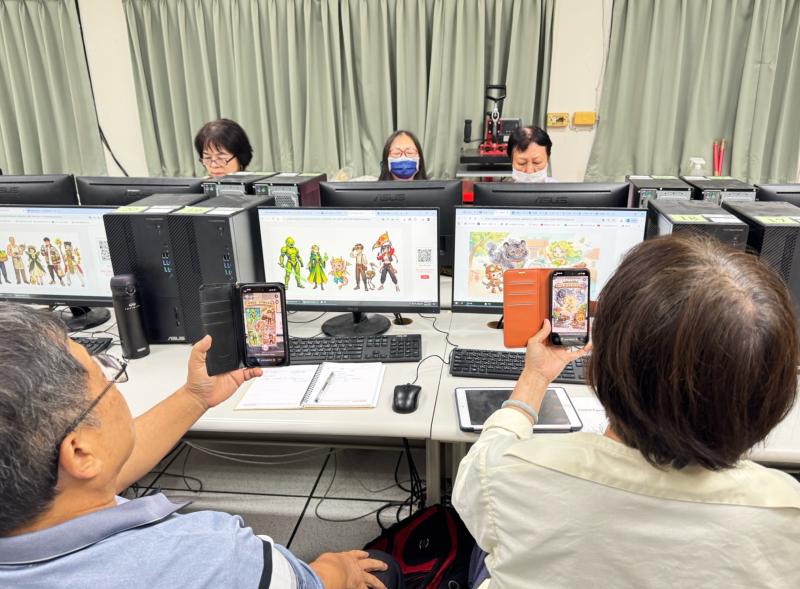 學員:林彥仁(左) 學員:林寶玉(右)