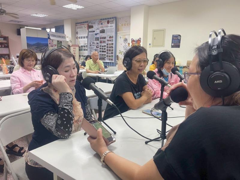 學員正式錄製埔里DOC podcast節目