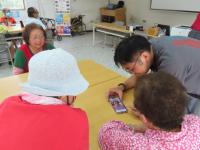 崑大資管系輔導六甲DOC帶領學員體驗APP濾鏡 數位學習強化資安意識