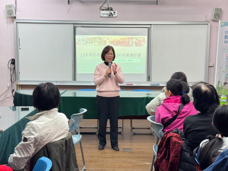 校長勉勵學員 勇於學習