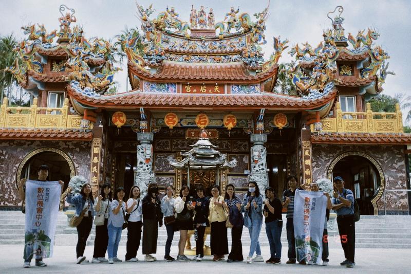 "尚讚"社區遊程-大陳天后宮聽大陳島移民與在地人的故事。