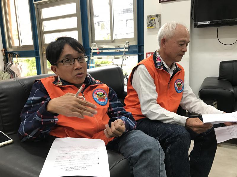 中埔DOC駐點人員林家佑先生與毛清旗老師