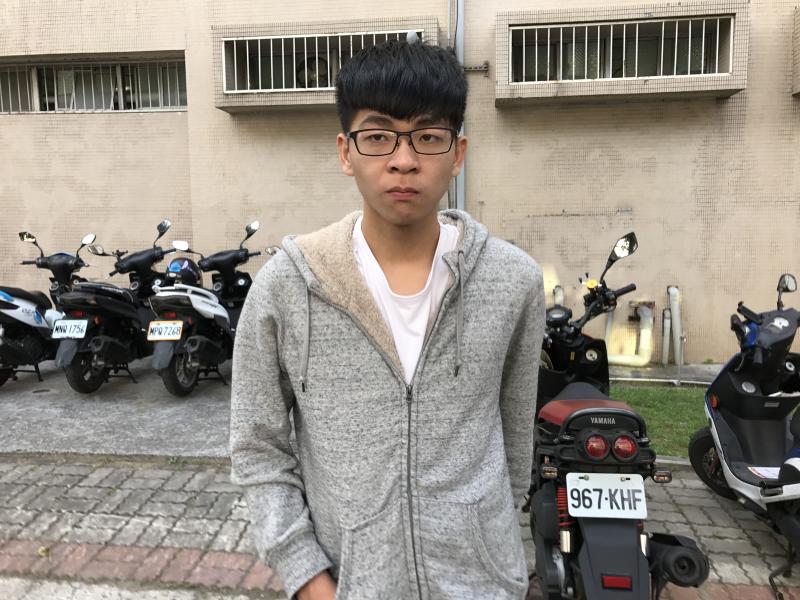 小時候參加過遠距課輔計畫，目前就讀國立虎尾科技大學光電系的蔡金翰同學。