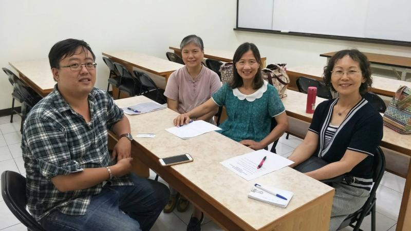 錄音採訪當天合影