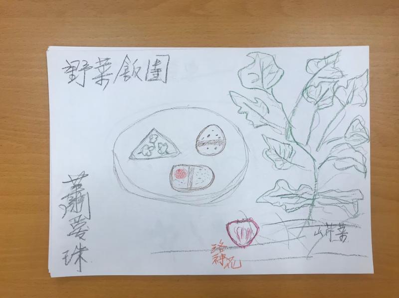 學員們對於野菜料理的構想