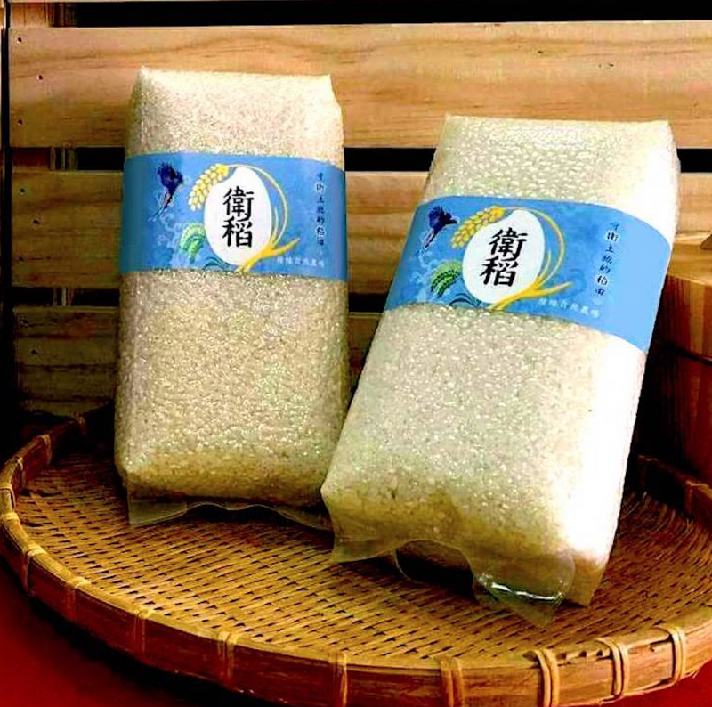 稻米商品展售照