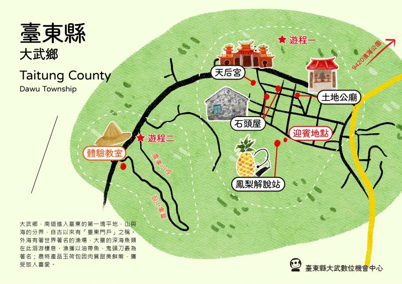 深根在地文化遊程地圖