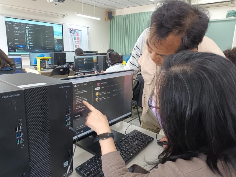 讓學員學習使用 AI 工具來協助創作。
