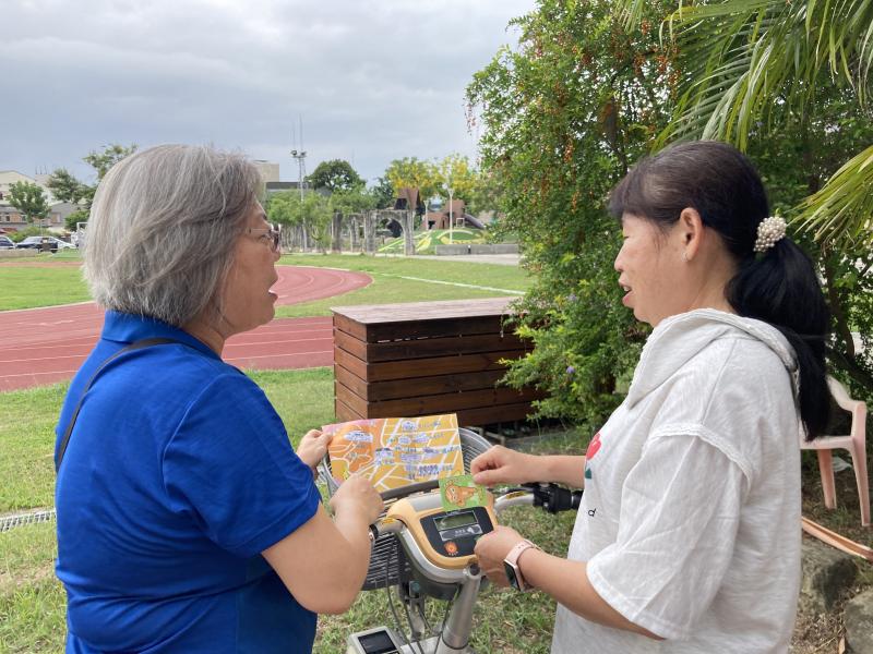 學員透過公共單車走訪「旗山輕旅圖」景點