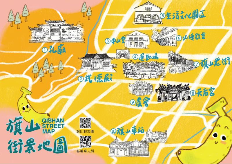 學員創作「旗山輕旅圖」