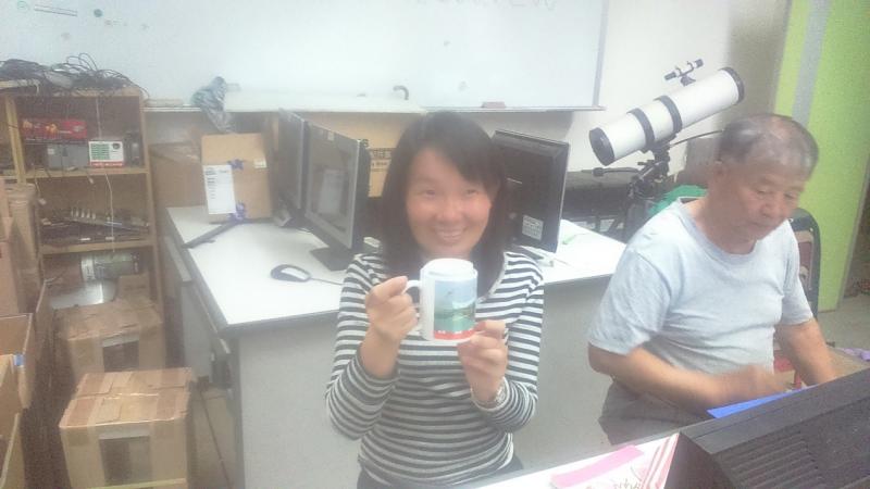 我是學員王淑玲，這是我做的馬克杯