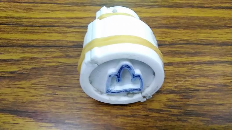 列印模具並灌模製作成品