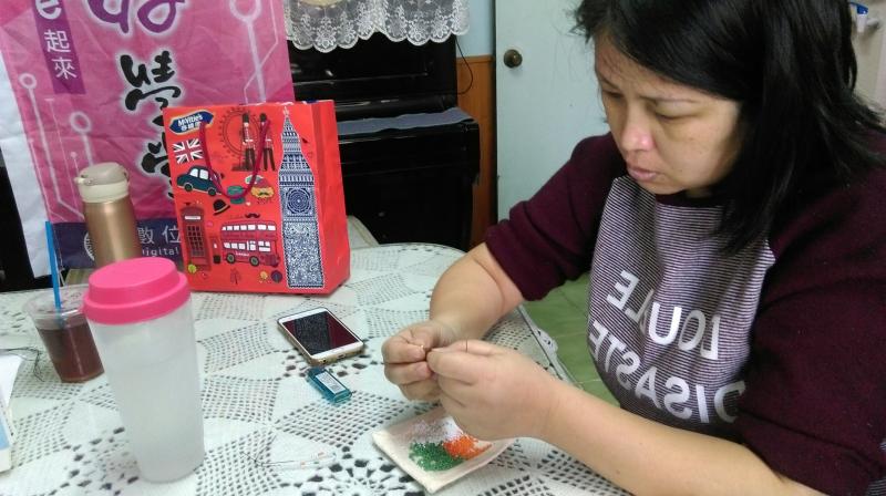 學習織布方式中