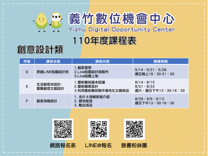 第二張上課海報