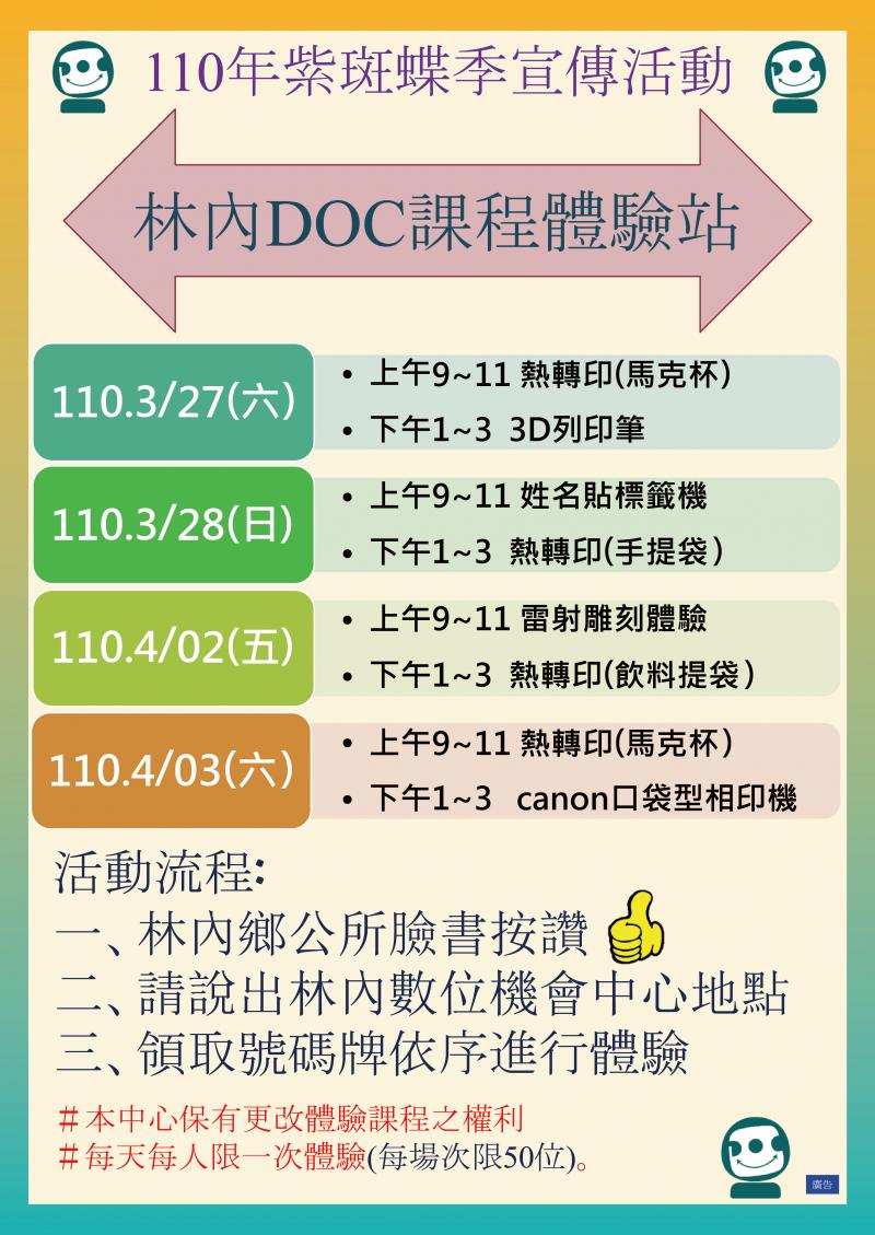林內DOC-110推廣活動