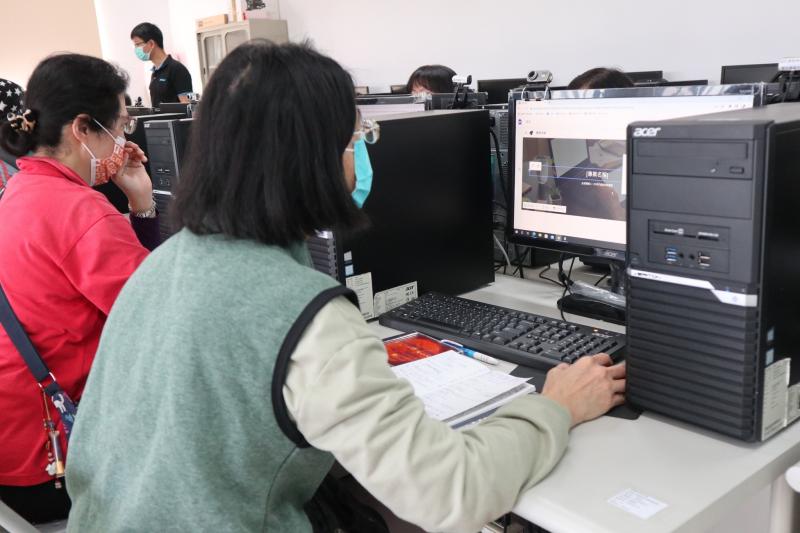 學員操作過程