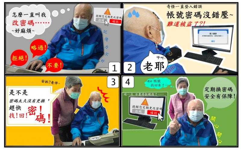 大內DOC學員 獲獎作品名稱   密碼定期換 安全有保障
