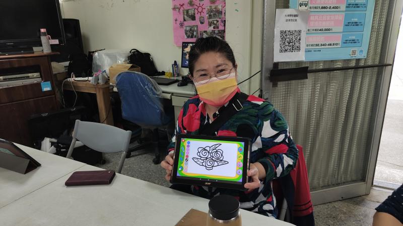 畫好囉~我的玫瑰花束