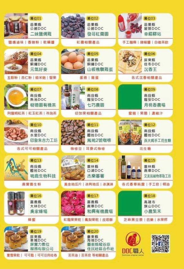 感謝教育部舉辦活動,讓小農能有產品銷售的園地!