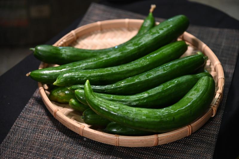 綠華有機園的有機小黃瓜。