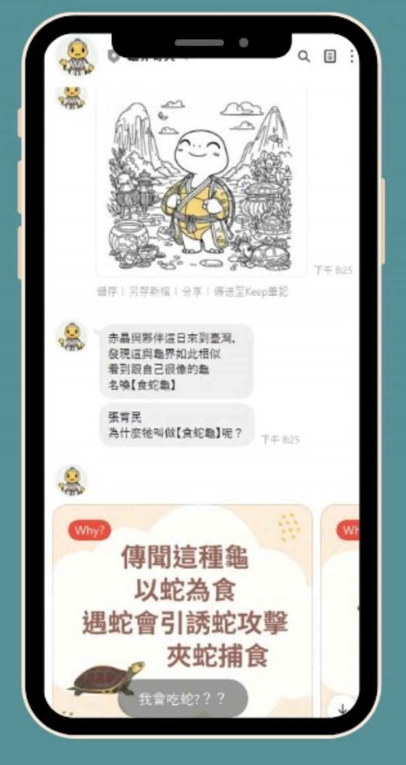 為響應農業部推動的一級保育龜類計劃，新民DOC特別設置了「龜界奇兵」線上LINE@互動遊戲。此遊戲將保育龜類與生態教育內容緊密結合，使用者在互動過程中學習龜類保育的重要性，並深入瞭解當地的生態系統。