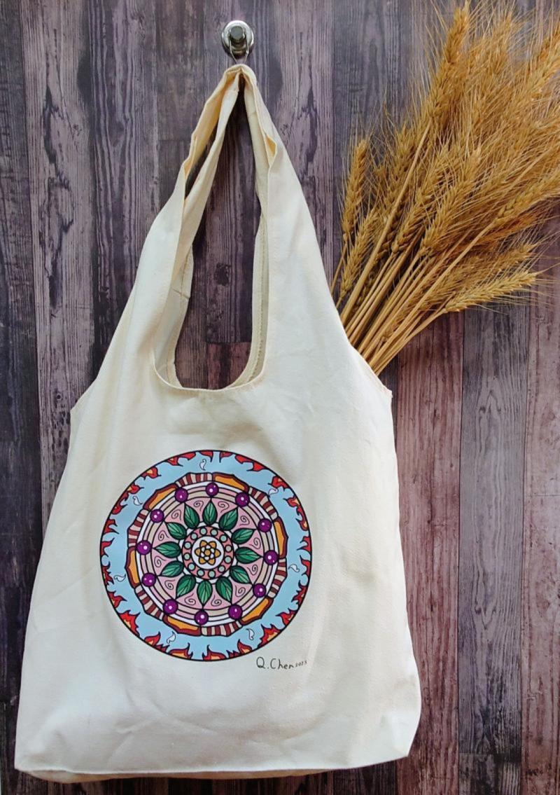 此圖表現為香樟木帆布袋