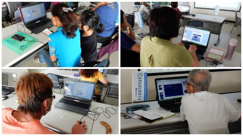 學員間彼此協助交流