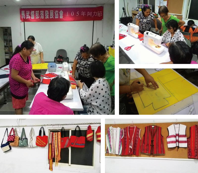 織布的過程與成品