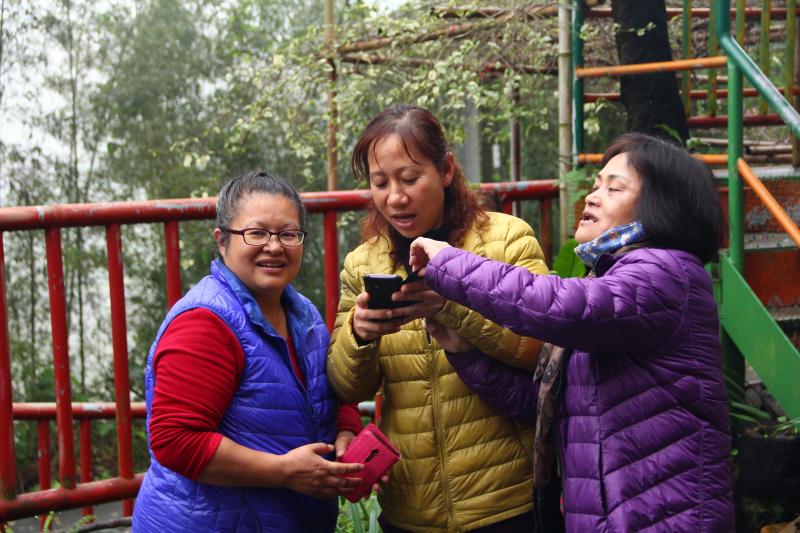 學員間相互照應，互相學習。