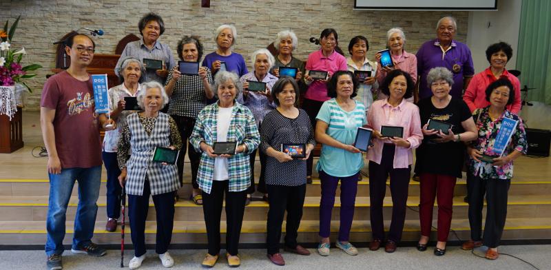 瑞穗數位機會中心平板課程成果合照