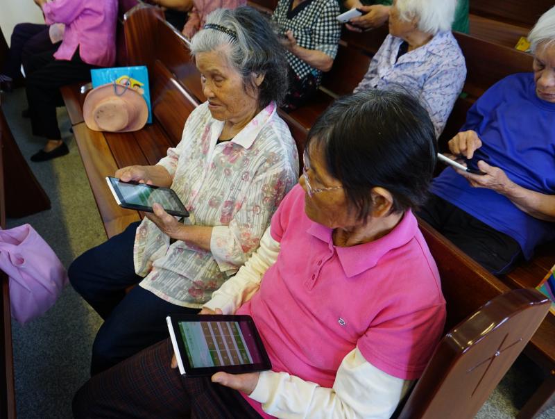 學員自己練習操作畫面