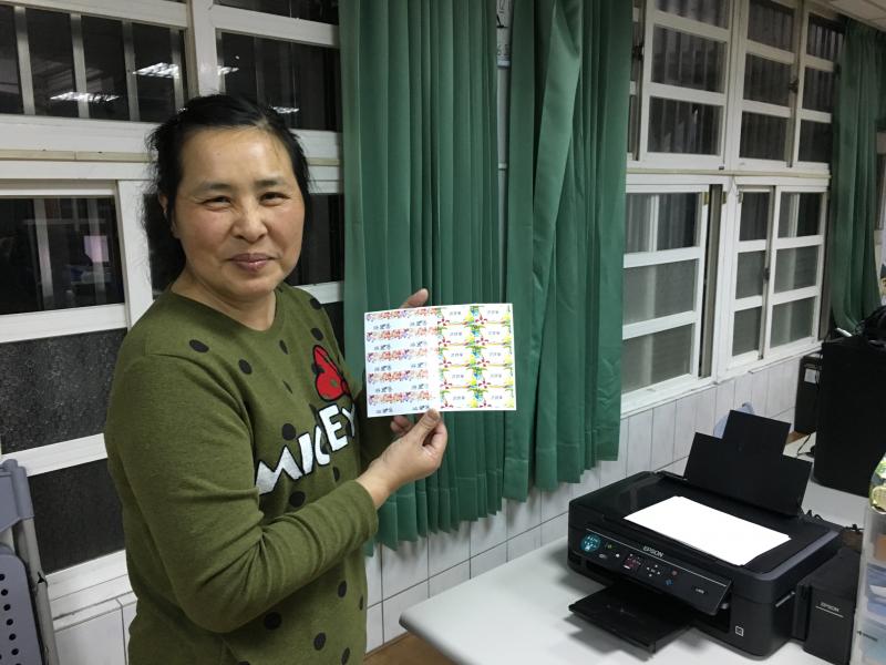 學員自行創作姓名貼