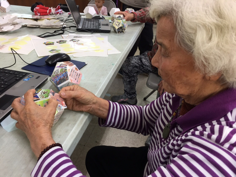 學員開心的分享作品