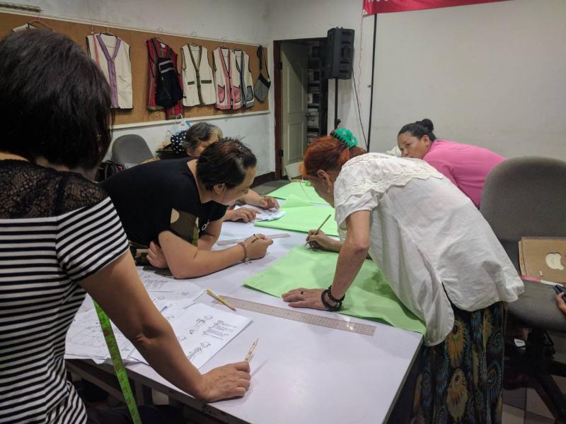 衣服打版  婦女原型圖