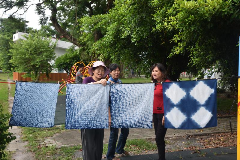 學員們的藍染成果集合