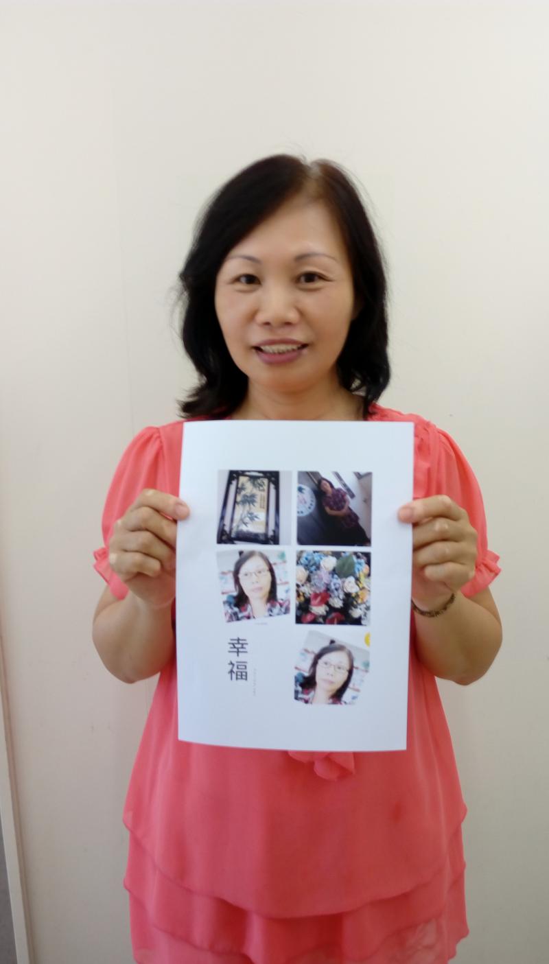 學員展示自己列印的結果3