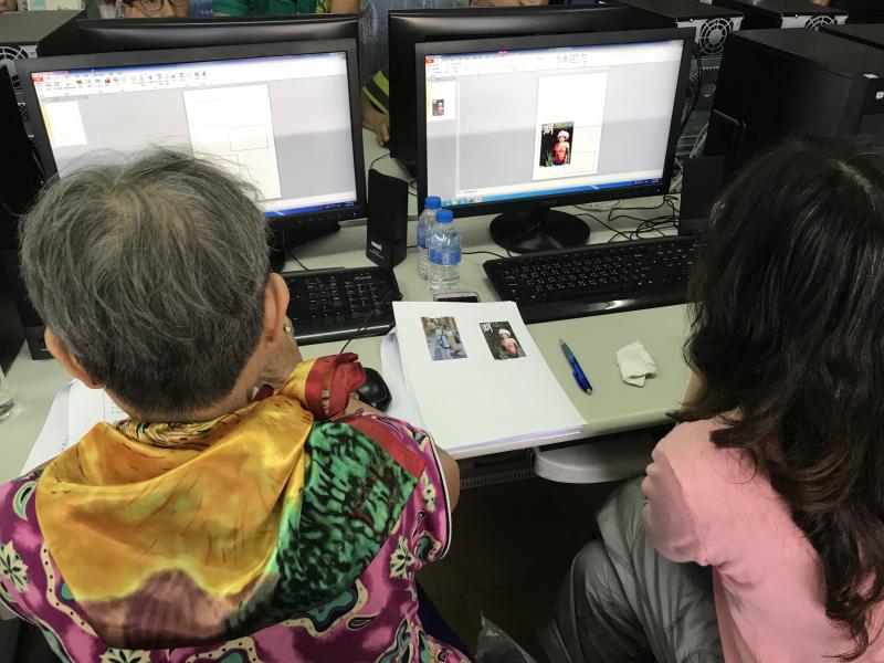 學員母親來台東，DOC洽逢電腦課程，於是邀約母親一起來學習DOC讓遠方來的學員母親留下美好的回憶