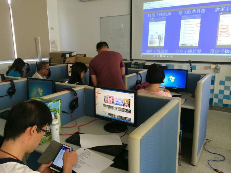 學員上課練習情形