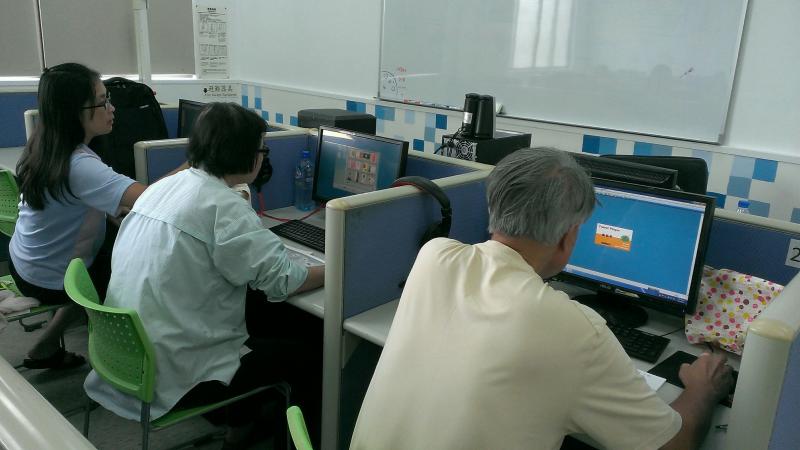 學員上課練習情形