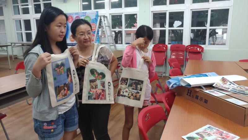 學員自己操作練習轉印