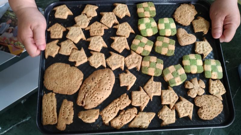 每個餅乾造型都不一樣