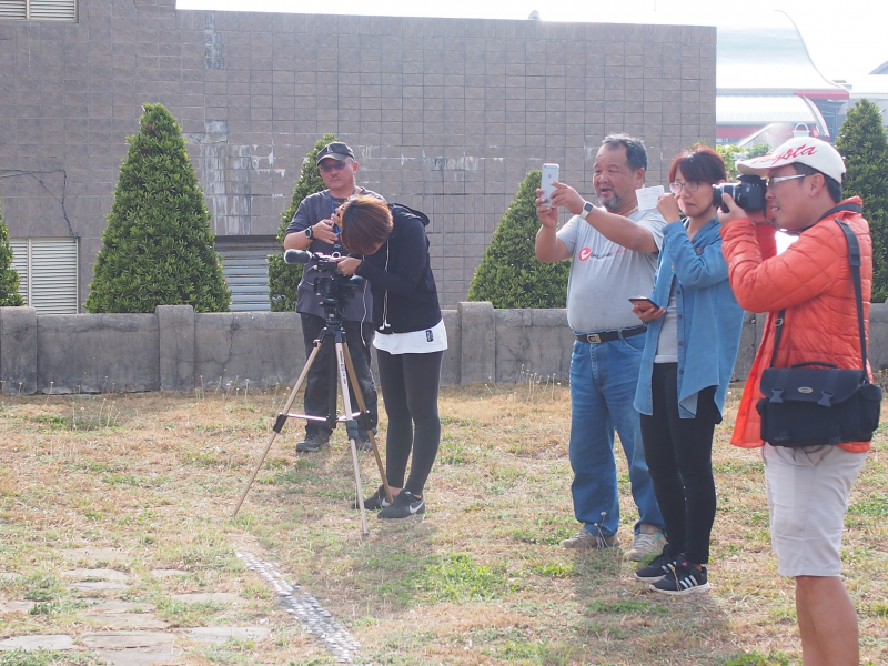 學員進行實地拍攝