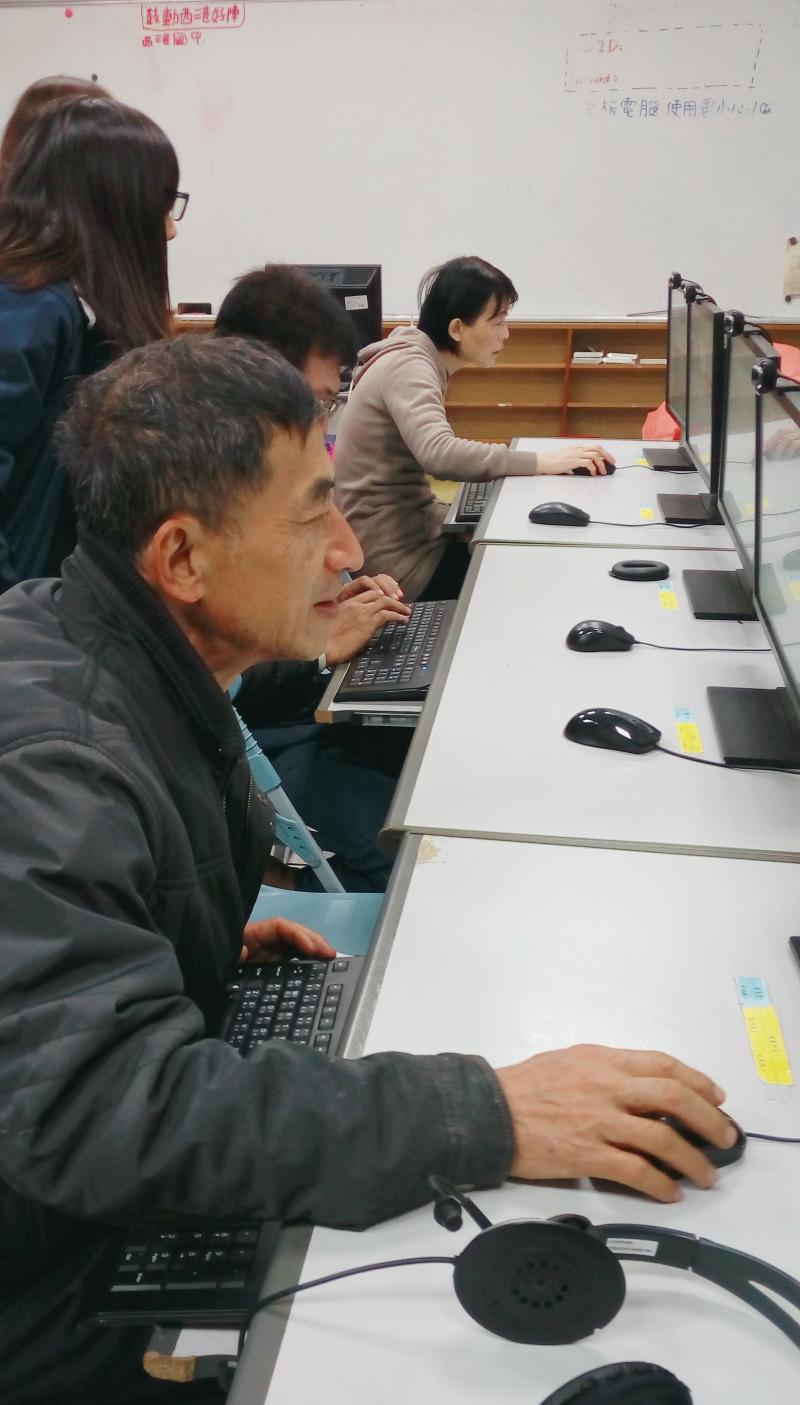 發展協會理事長也來上課