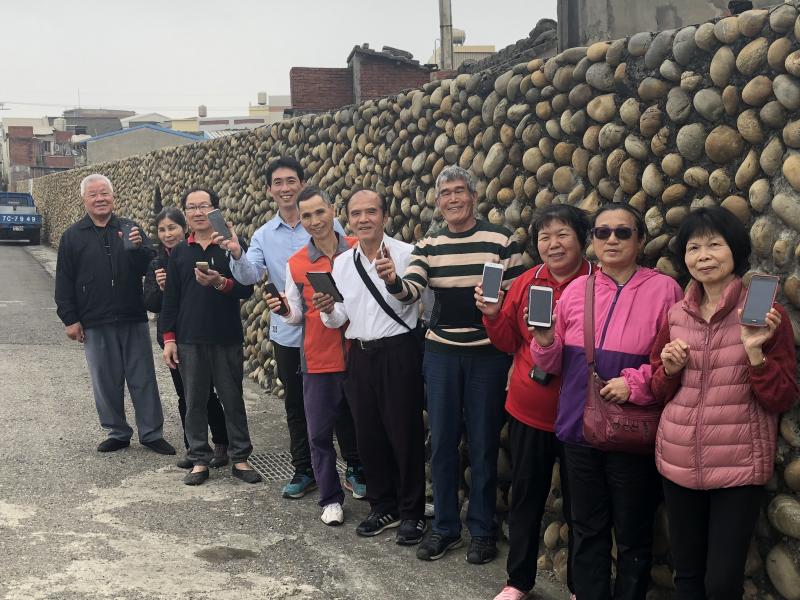 跟著Google--探索趣(海墘--防沙牆)