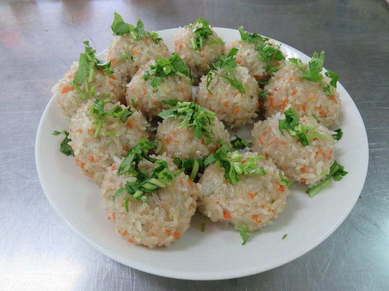 用手機學美食-可口珍珠丸。
