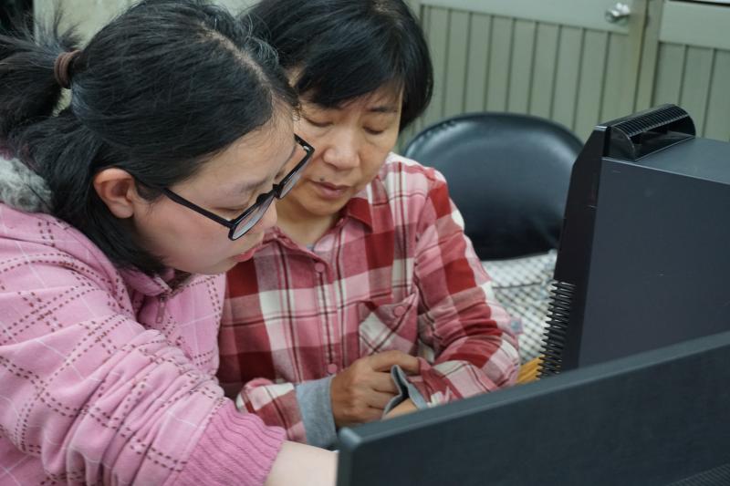 學員間互相學習交對方如何操作