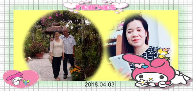 越南新娘製作娘家的父母照片