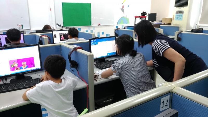 學員上課練習情形